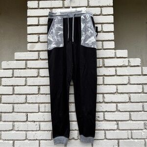 NWT Star Wars Fighter Jet Jogger Pants in Black & Gray - Size Medium